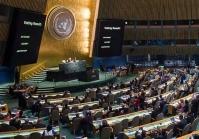  تصویب پیش نویس قطعنامه حاکمیت دائمی فلسطین بر اراضی اشغالی در سازمان ملل