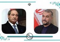 امیرعبداللهیان: ایران در کنار سوریه خواهد ماند / فیصل مقداد: صهیونیستها به دنبال برهم زدن ثبات در منطقه هستند