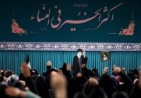  دیدار جمعی از مداحان و شاعران اهل‌‌بیت‌(ع) با رهبر انقلاب