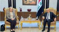 وزیر خارجه عراق و سفیر آمریکا درباره توقف مذاکرات تهران- واشنگتن گفتگو کردند