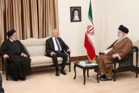 دیدار رئیس‌ جمهور عراق و هیات همراه با رهبر انقلاب اسلامی