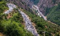 ترافیک سنگین در محورهای شمالی کشور