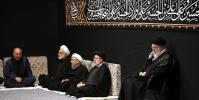  اولین شب مراسم عزاداری حضرت اباعبدالله الحسین(ع) با حضور رهبر انقلاب برگزار شد