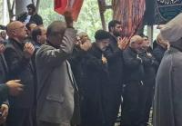 حضور رئیس جمهور در جمع عزاداران حسینی در دانشگاه تهران