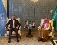 دیدار و گفت‌وگوی وزرای خارجه ایران و عربستان در نیویورک