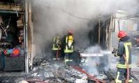  بی‌احتیاطی کارگران باعث آتش سوزی در میدان نوبنیاد