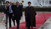  استقبال رسمی امامعلی رحمان از رئیسی در قصر ملت تاجیکستان