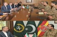 تاکید فرمانده ارتش پاکستان و امیرعبداللهیان بر تلاش‌های مشترک و هماهنگ علیه تروریسم