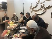 دیدار رمضانی نماینده آیت‌الله سیستانی با جمعی از قاریان و حافظان ممتاز کشور در قم