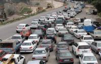 ترافیک در محور قزوین_رشت پر حجم است