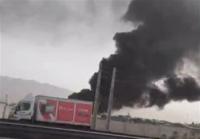  آتش‌سوزی بزرگ انبار شیمیایی در جاده قدیم کرج