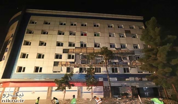 انفجار در ساختمان ۶۳ واحدی در غرب تهران