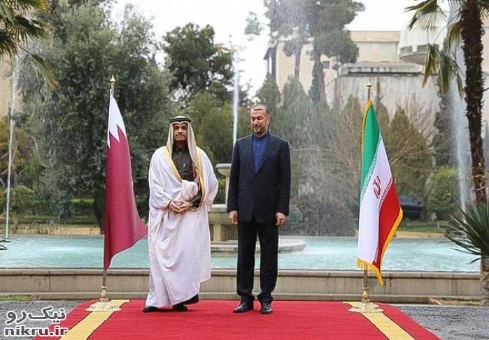  وزیر خارجه قطر با امیرعبداللهیان دیدار کرد