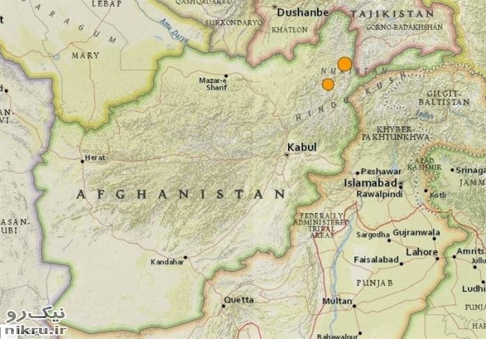  زلزله بخش‌هایی از افغانستان و تاجیکستان را لرزاند
