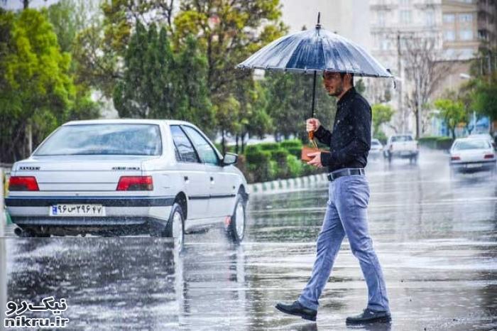 افزایش سرعت وزش باد در تهران/ بارش‌های رگباری از روز سه‌شنبه