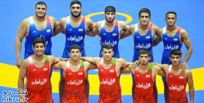  تیم ملی کشتی فرنگی جوانان ایران قهرمان جهان شد
