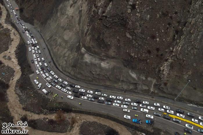 تردد روان در محورهای شمالی و ترافیک نیمه‌سنگین در آزادراه قزوین - کرج - تهران